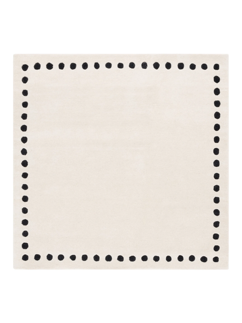 Square 6'  Lexy Polka Dot Tufted Rug