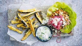 tzatziki turkey burger from everyday cooking by ww