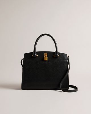 MYFAIR Medium Leather Padlock Handbag