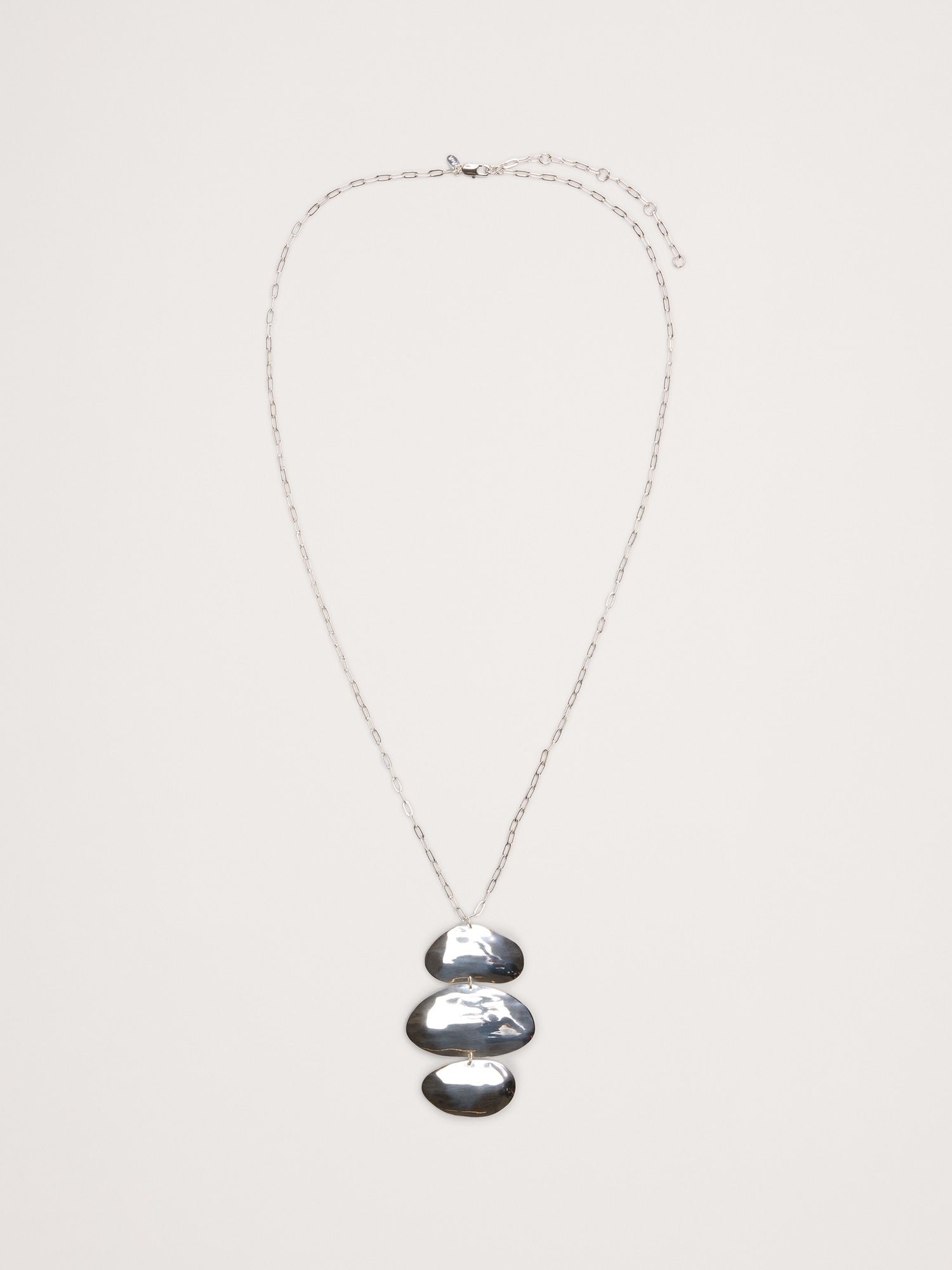 Elliptical Pendant Necklace by Aureus + Argent