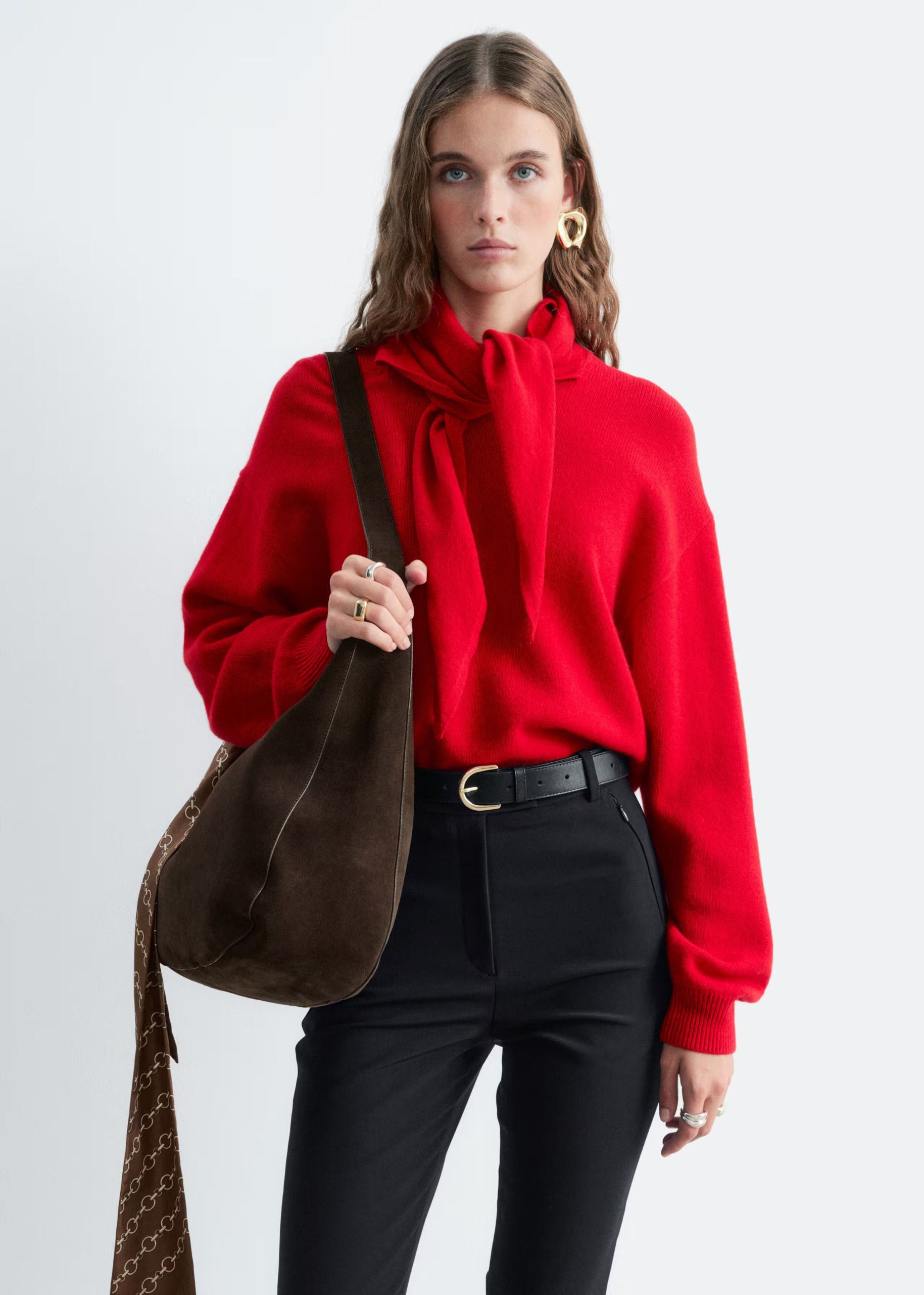 &amp;amp; Other Stories, Merino Wool Scarf Neck Jumper