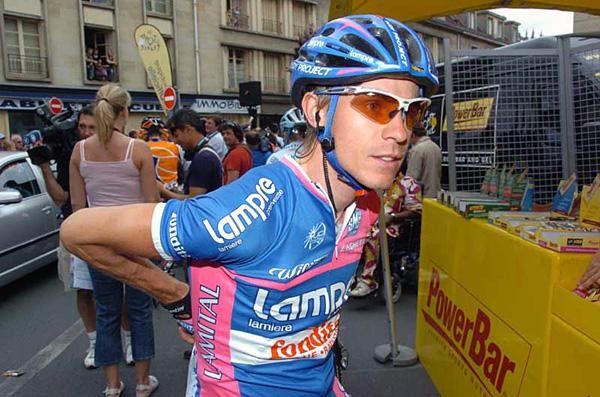 Damiano Cunego (Lampre-Fondital) stocks up