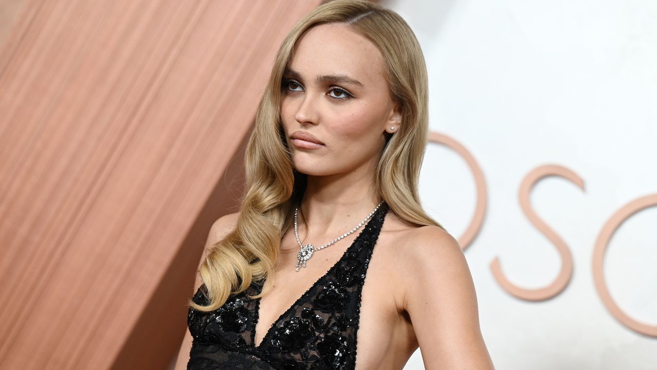 Lily-Rose Depp at the 2025 Oscars 