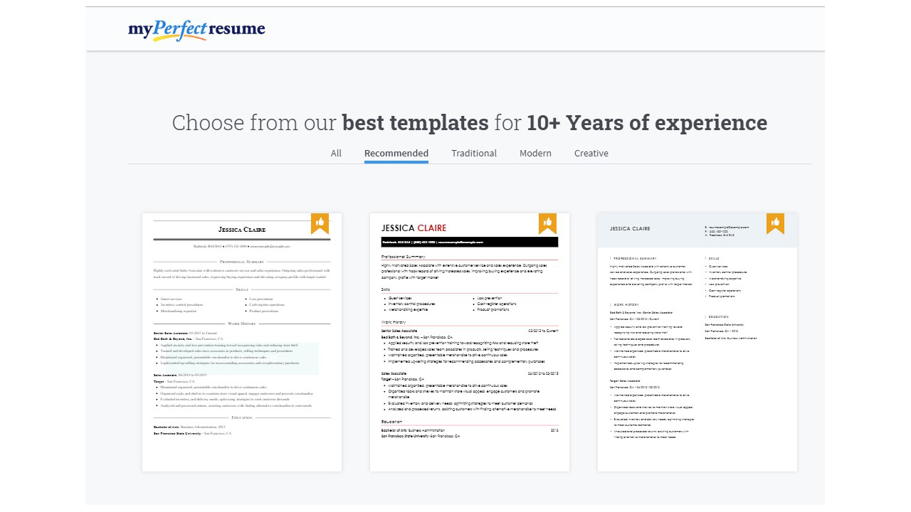 free resume writing app