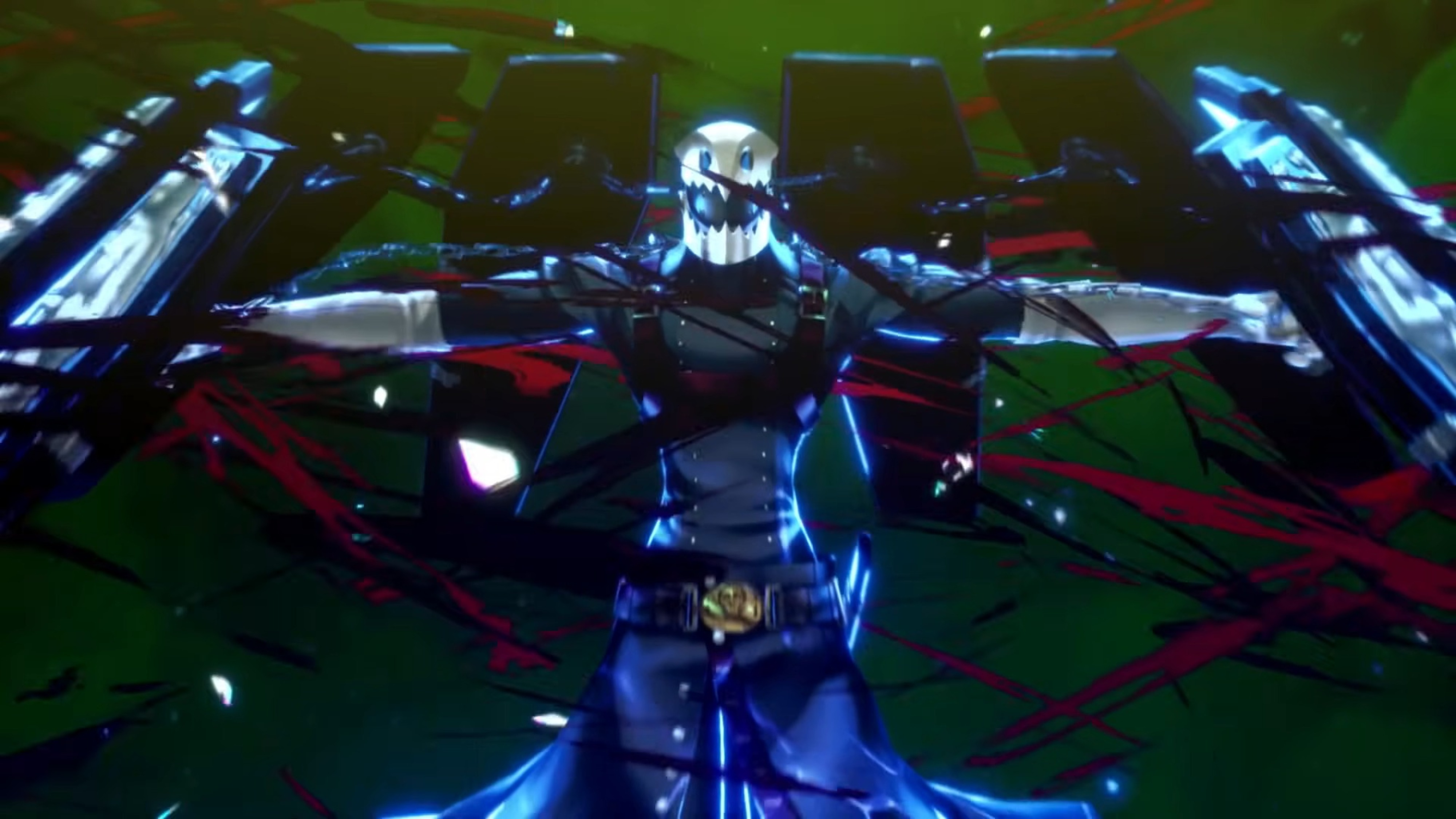 Promotional screenshot of Thanatos from Persona 3: Reload