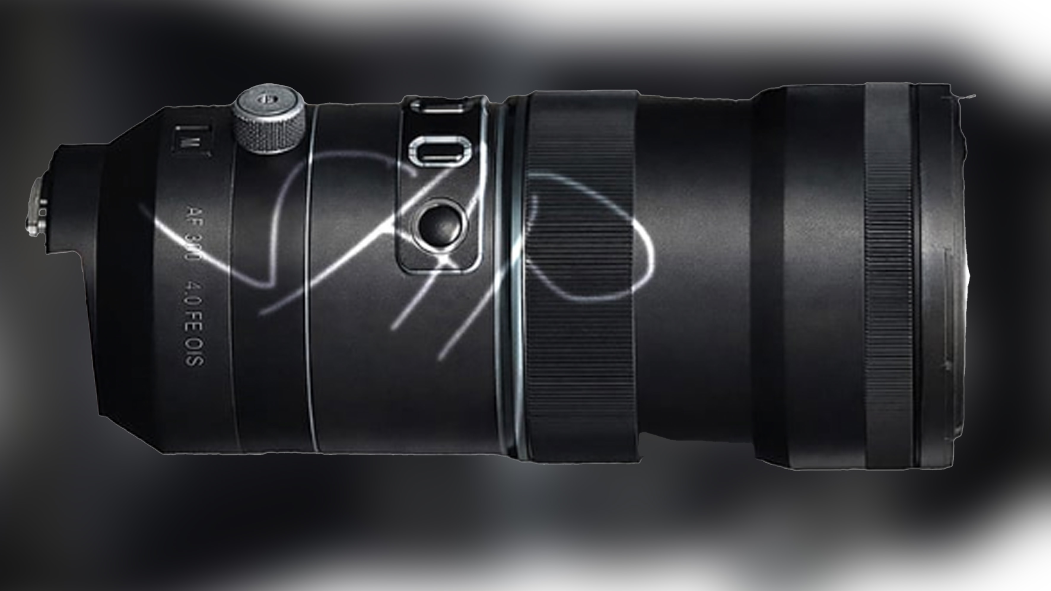 A black Samyang camera lens.