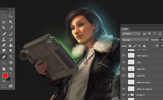 Photoshop tutorials: how to use layers