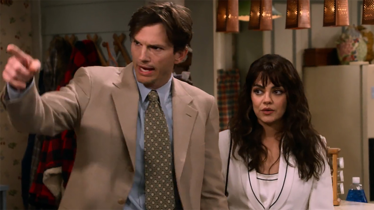 Jackie und Kelso in That '90s Show, gespielt von Mila Kunis und Ashton Kutcher.