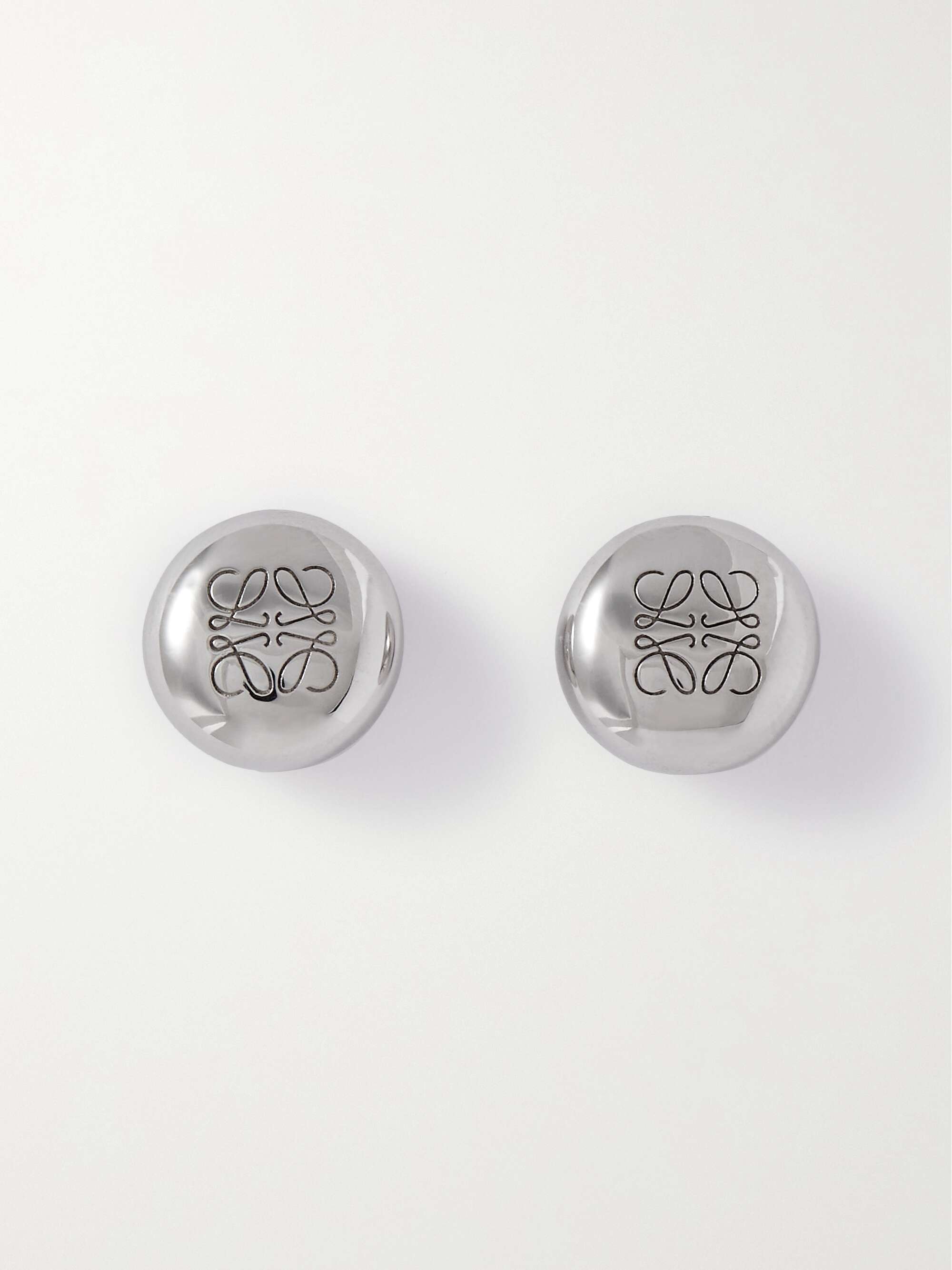 Pebble Silver Earrings