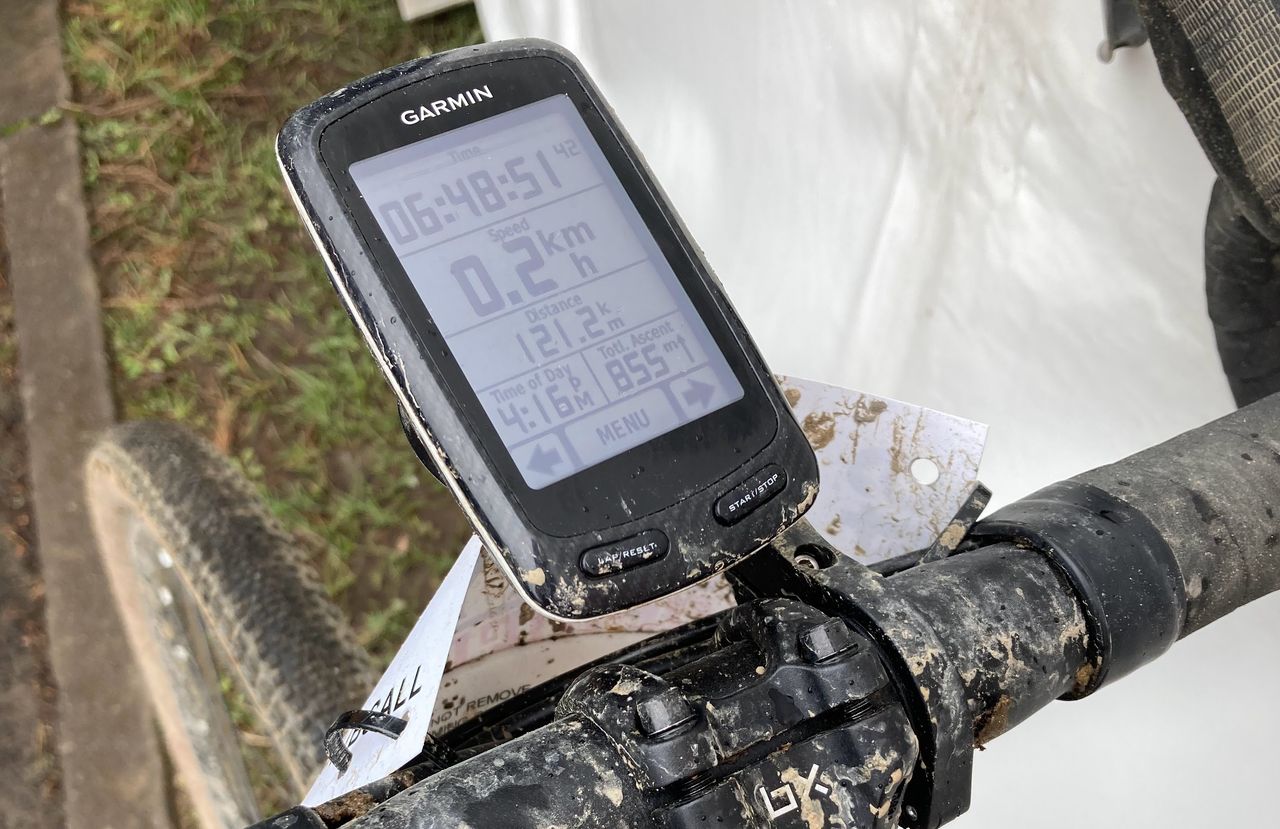 Garmin 800 showing Dirty Reiver info