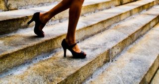 Woman in high heels