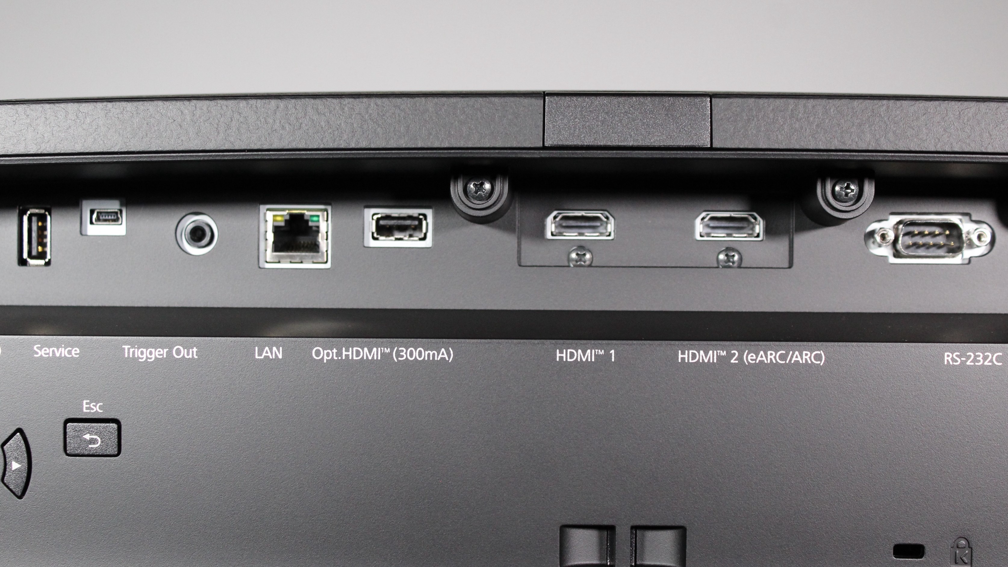 Epson QB1000 rear panel ports