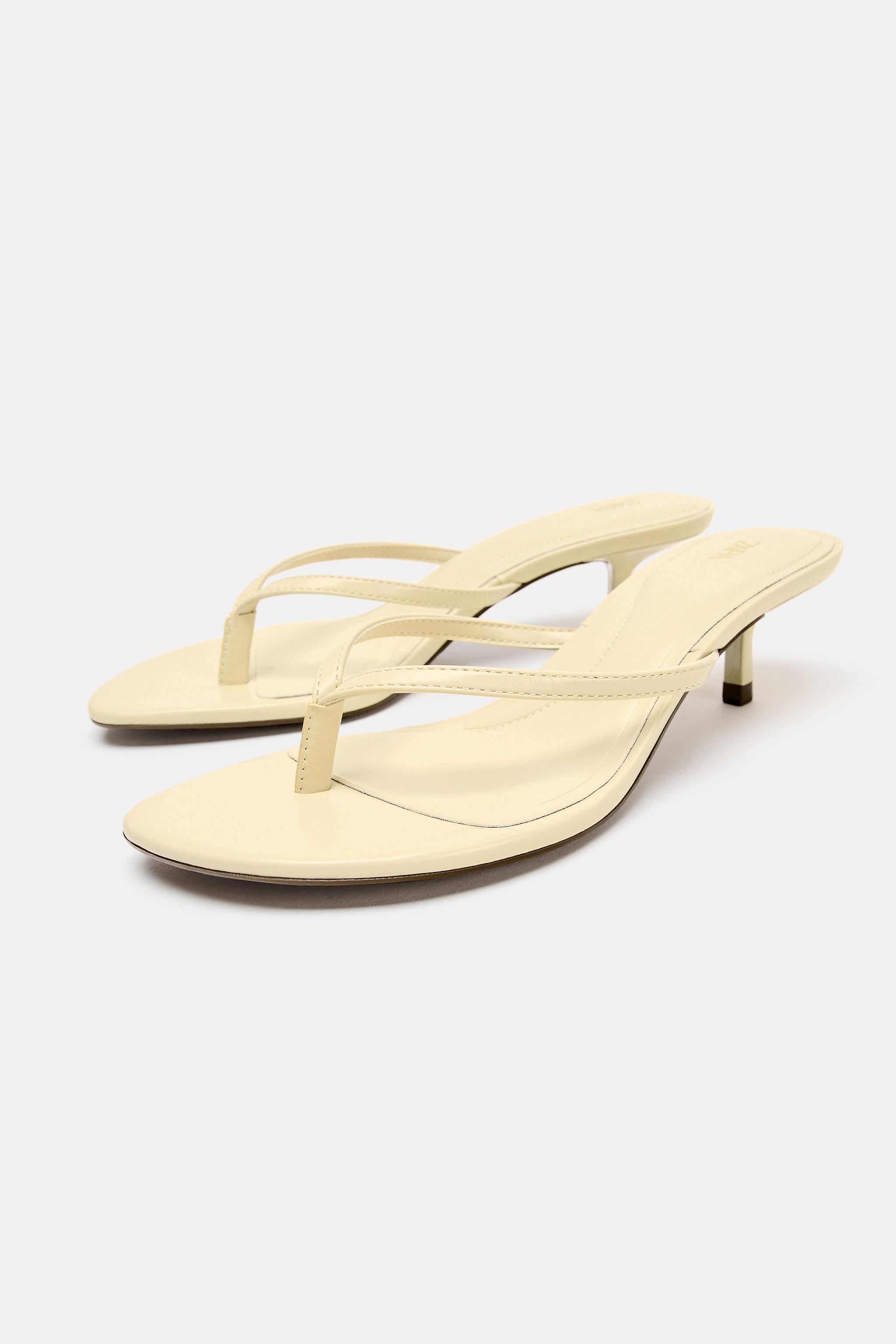 ZARA Kitten Heel Sandals