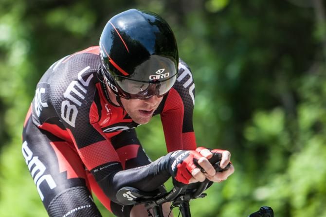 Brent Bookwalter (BMC) on his way to second place