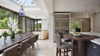 orangery kitchen extension with dining space