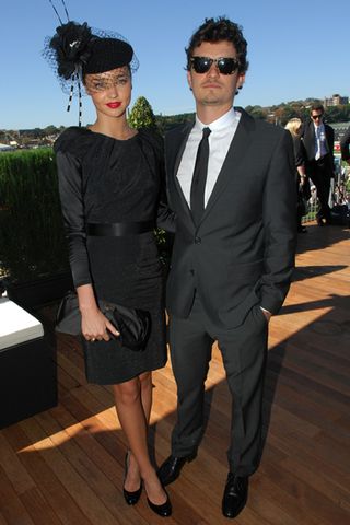Miranda Kerr and Orlando Bloom at the Emirates Doncaster Day Horse Racing, Sydney