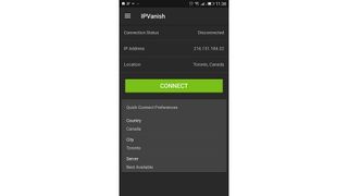 Android quick connect server preferences
