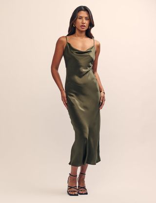 Green Bridesmaid Trixie Midaxi Dress