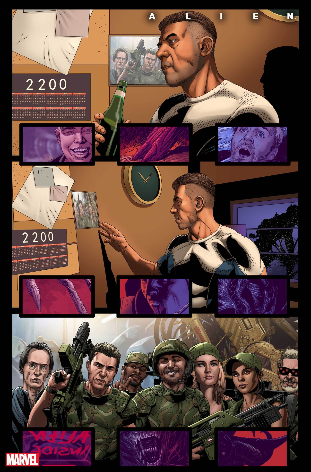 Marvel is resurrecting the "Alien" film franchise in comics with "Alien #1" dropping on March 24.
