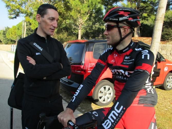 Marco Pinotti is back as a staff member, with rider Stephen Cummings