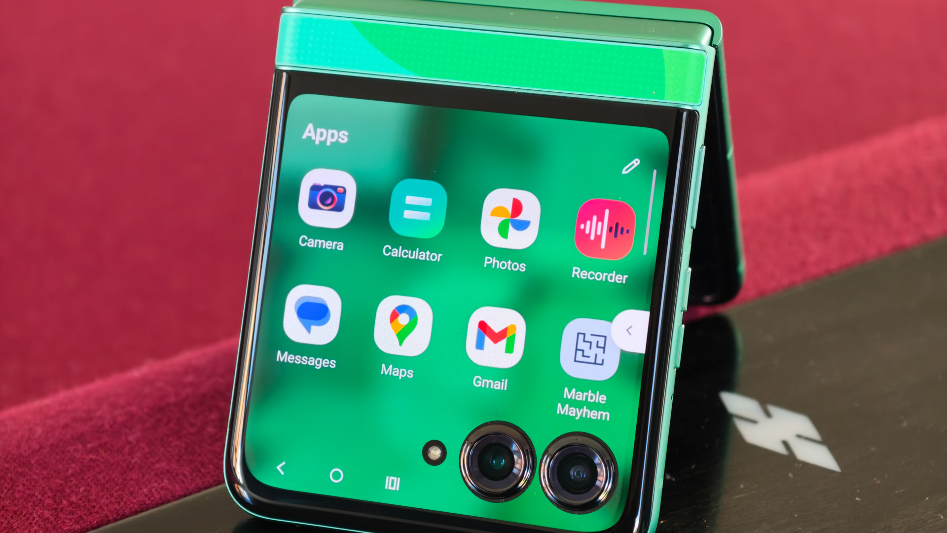 Motorola Razr 2025 FIFA World Cup 2026 Edition in Green eco-leather