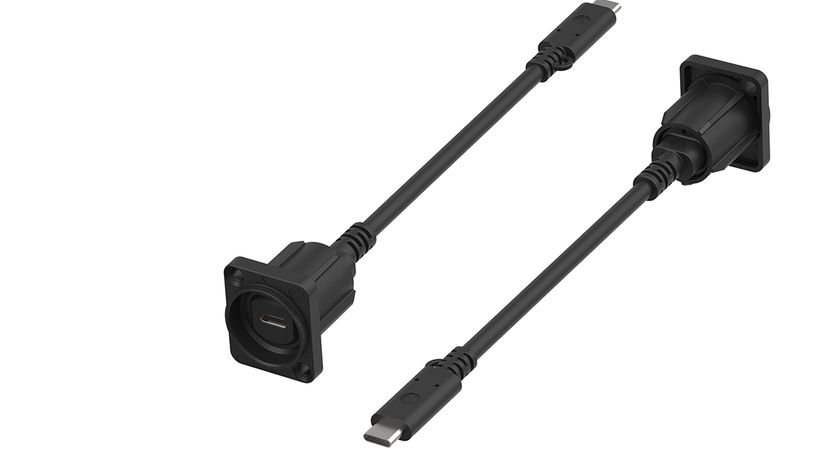 The NEUTRIK NAUSBC-5G USB-C connectors. 
