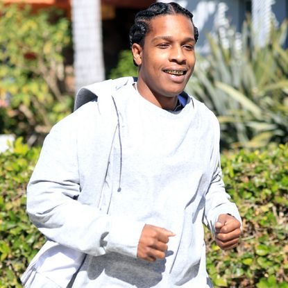 A$AP Rocky jogging