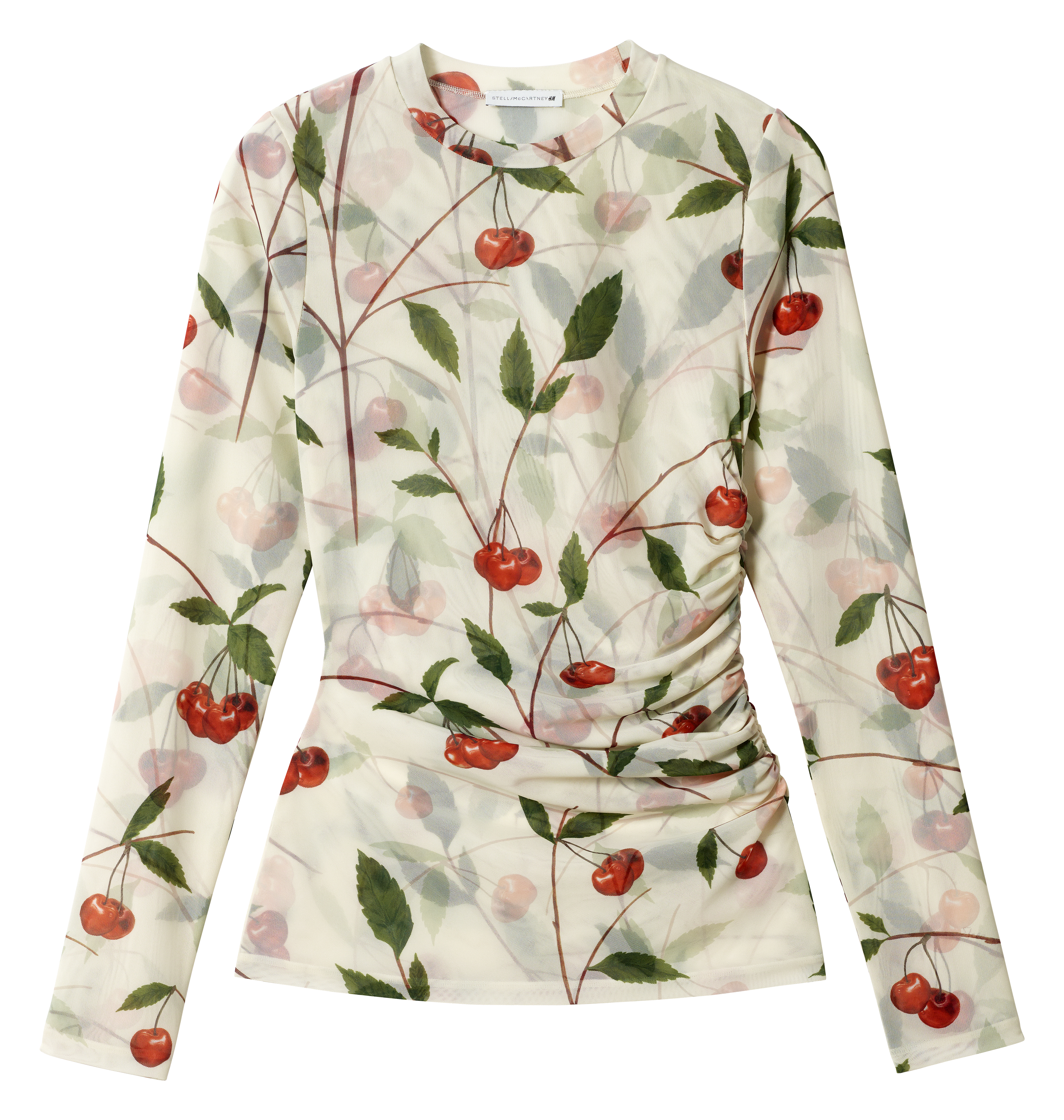 clothes from the H&M x Stella McCartney collaboration on a plain backdrop