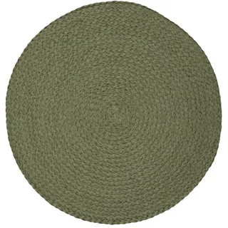 Pepco Natural Braided Green Placemat (Pack of 2)