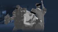 Team Fortress 2 Classic Steam page art - greyscale and redacted