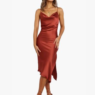 Satin slipdress