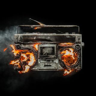 The cover art for Green Day's Revolution Radio