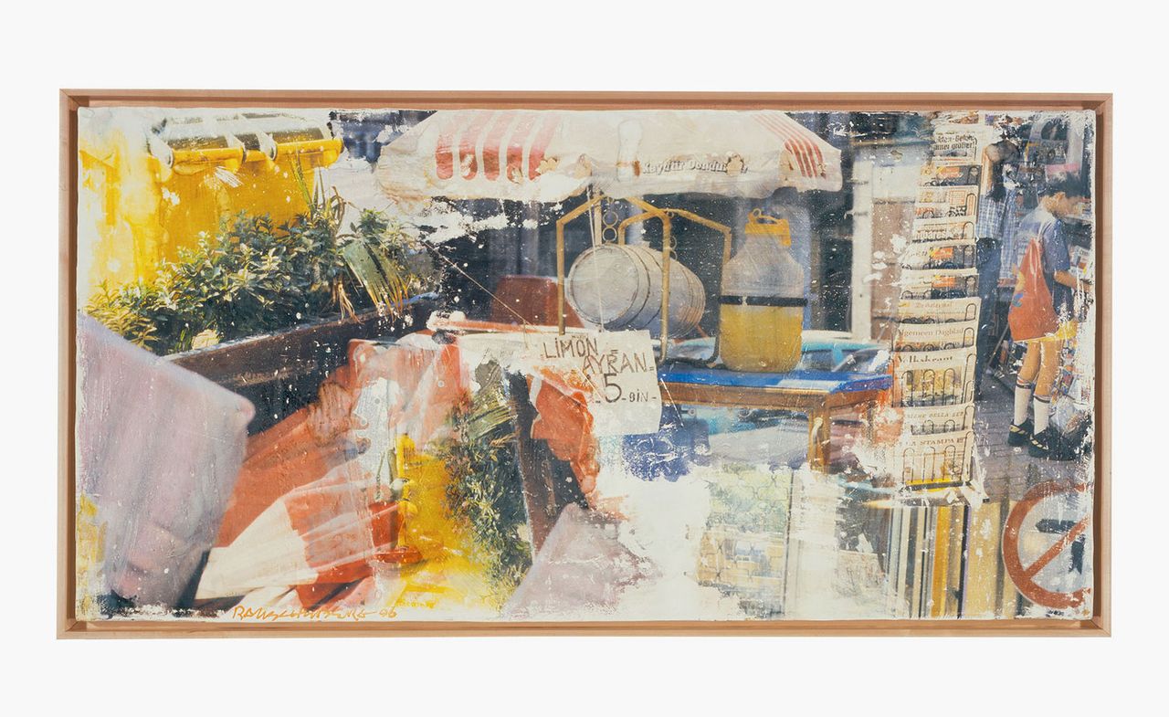 &#039;Party Line (Arcadian Retreat)&#039;, 1996, by Robert Rauschenberg