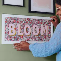 Catherine Colebrook 'Bloom' Liberty Fabric Framed Picture | £60 at Not on the High Street