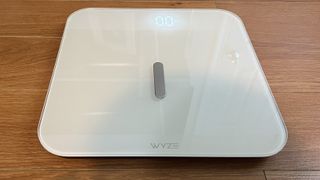 a photo of the Wyze Scale X in the home