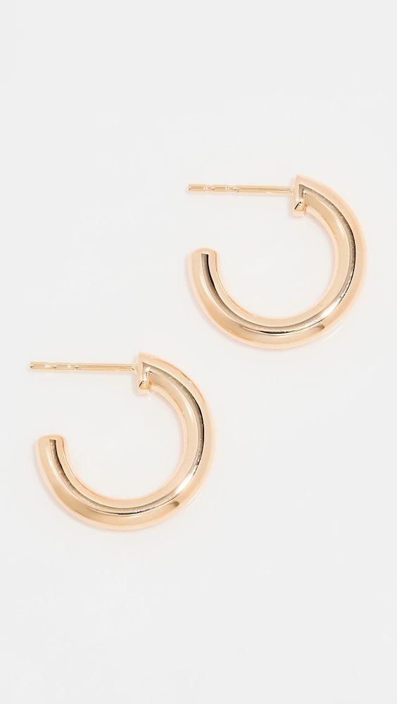 14k Gold Sasha Bubble Hoop Earrings - Yellow Gold