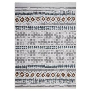 Wanda June Home by Miranda Lambert Geo Washable Area Rug, Cream, 5'2