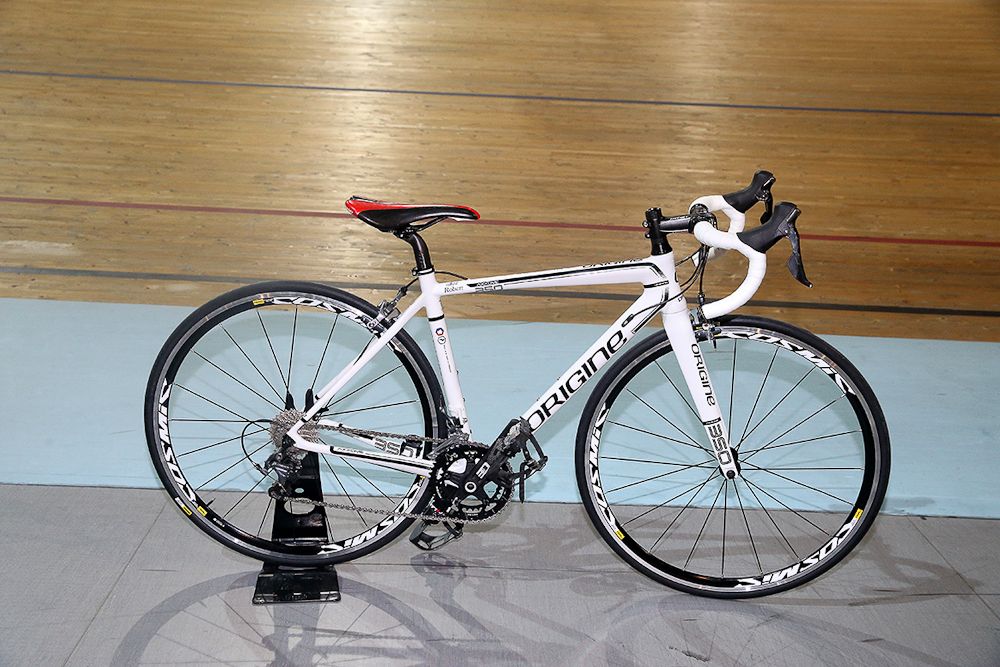 Robert Marchand's hour record bike.