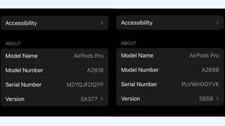 AirPods Pro 2 firmware update