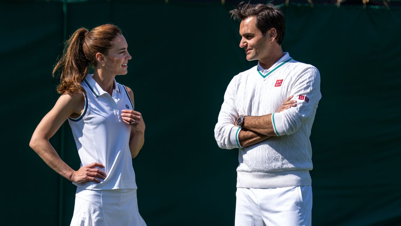 Kate Middleton told off by Roger Federer