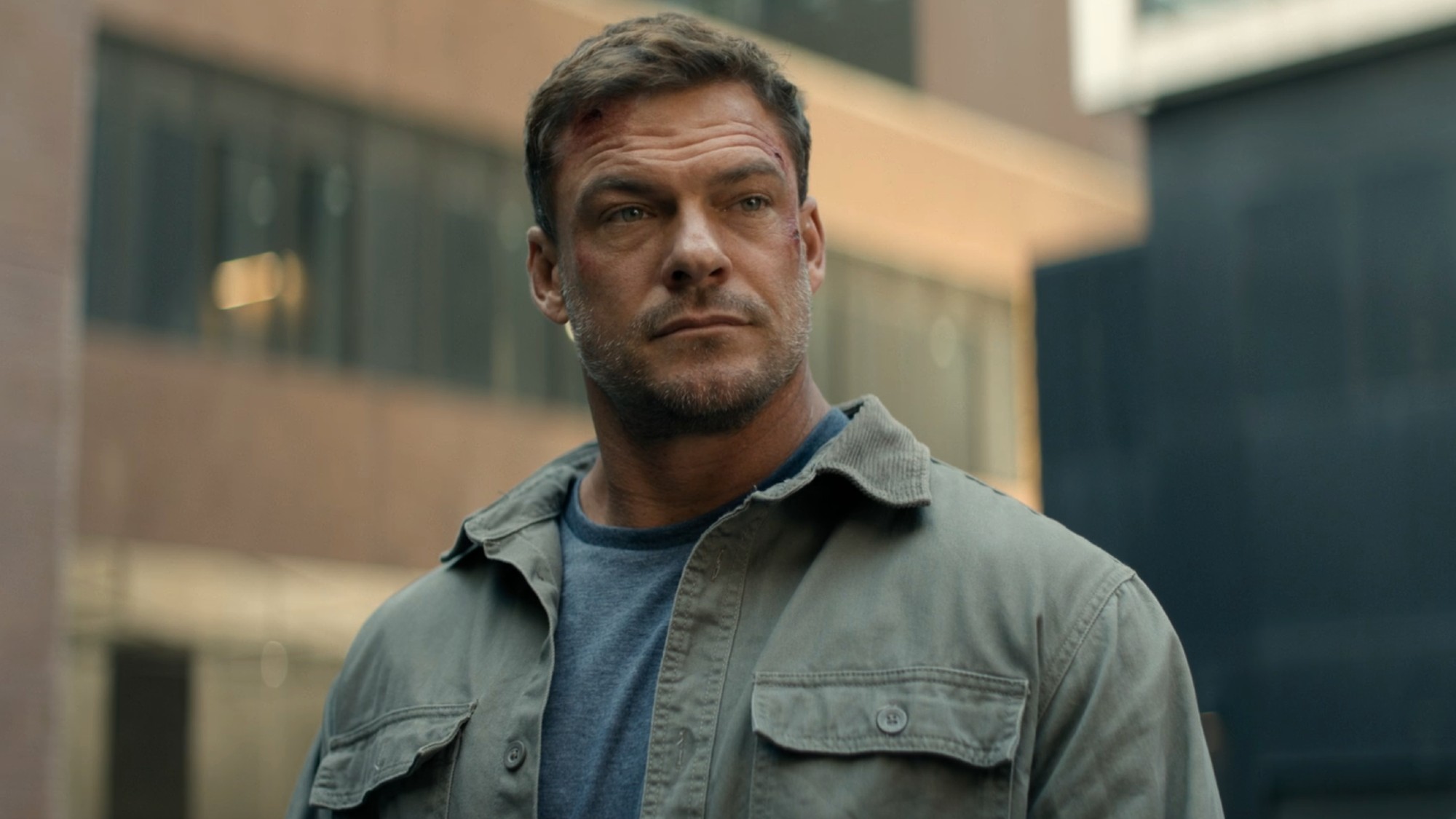 Alan Ritchson as Jack Reacher in Season 4 of Reacher. 