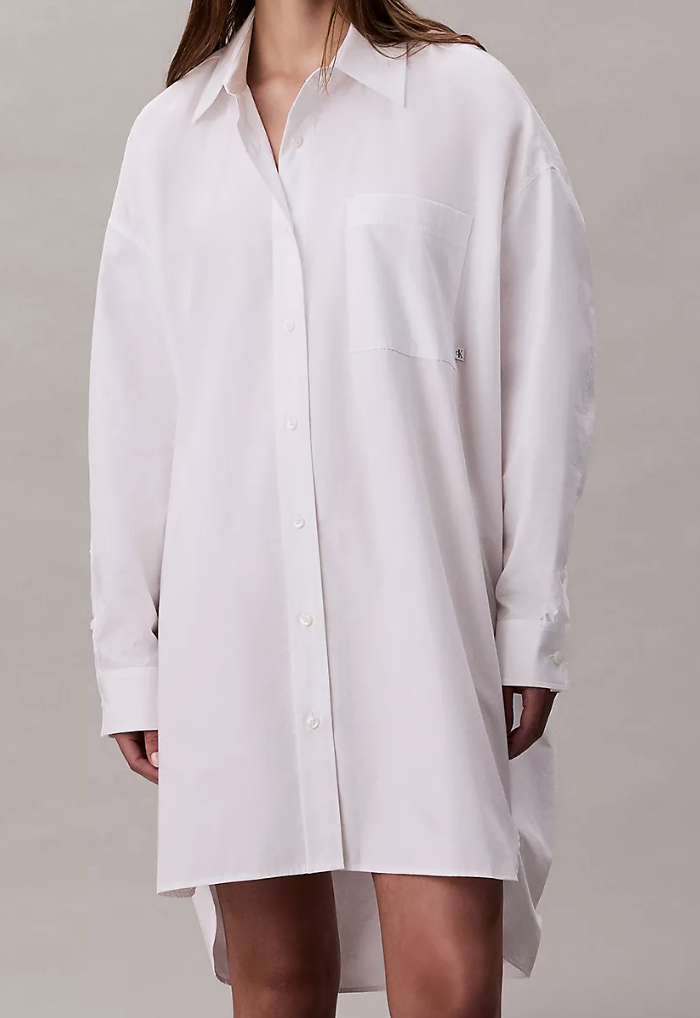 Calvin Klein, Cotton Relaxed Shirt Dress