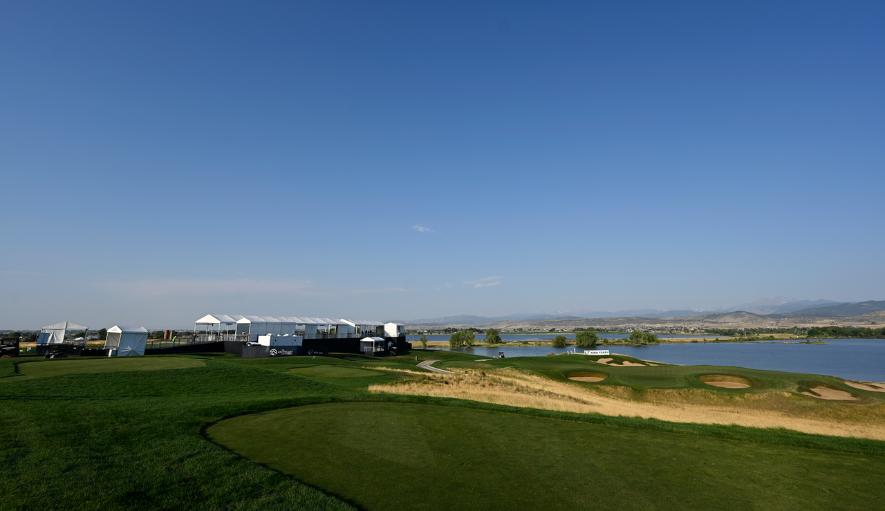 A general view of the 16th hole at TPC Colorado 