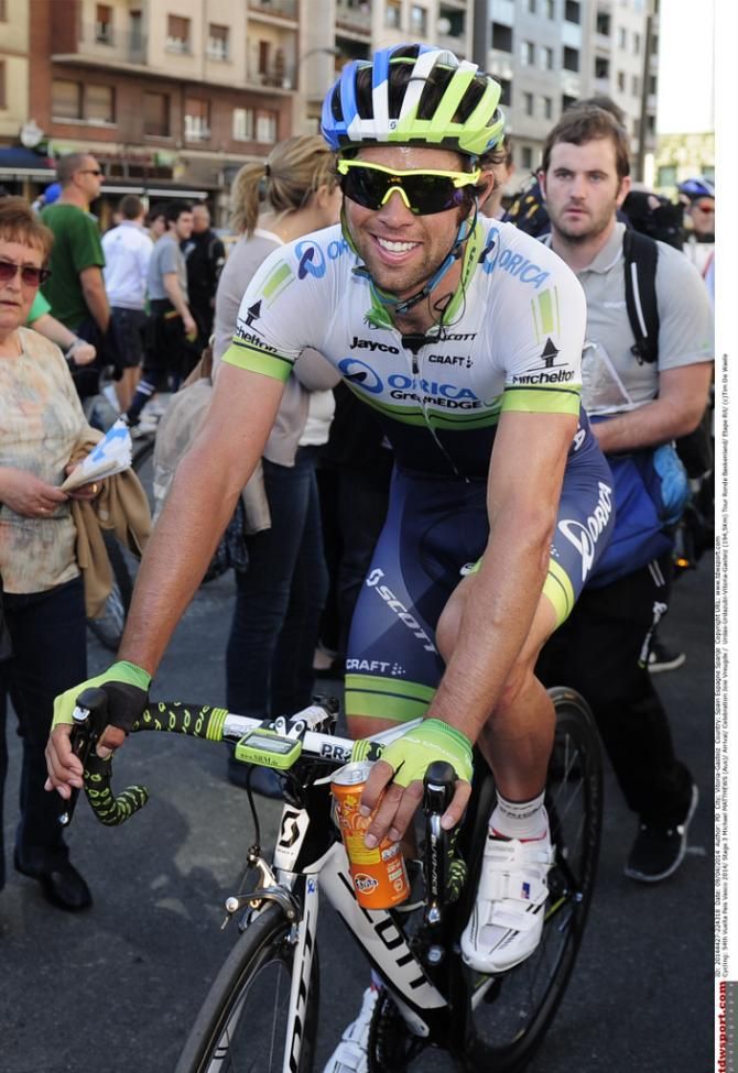 A smiling Michael Matthews (Orica-GreenEdge)
