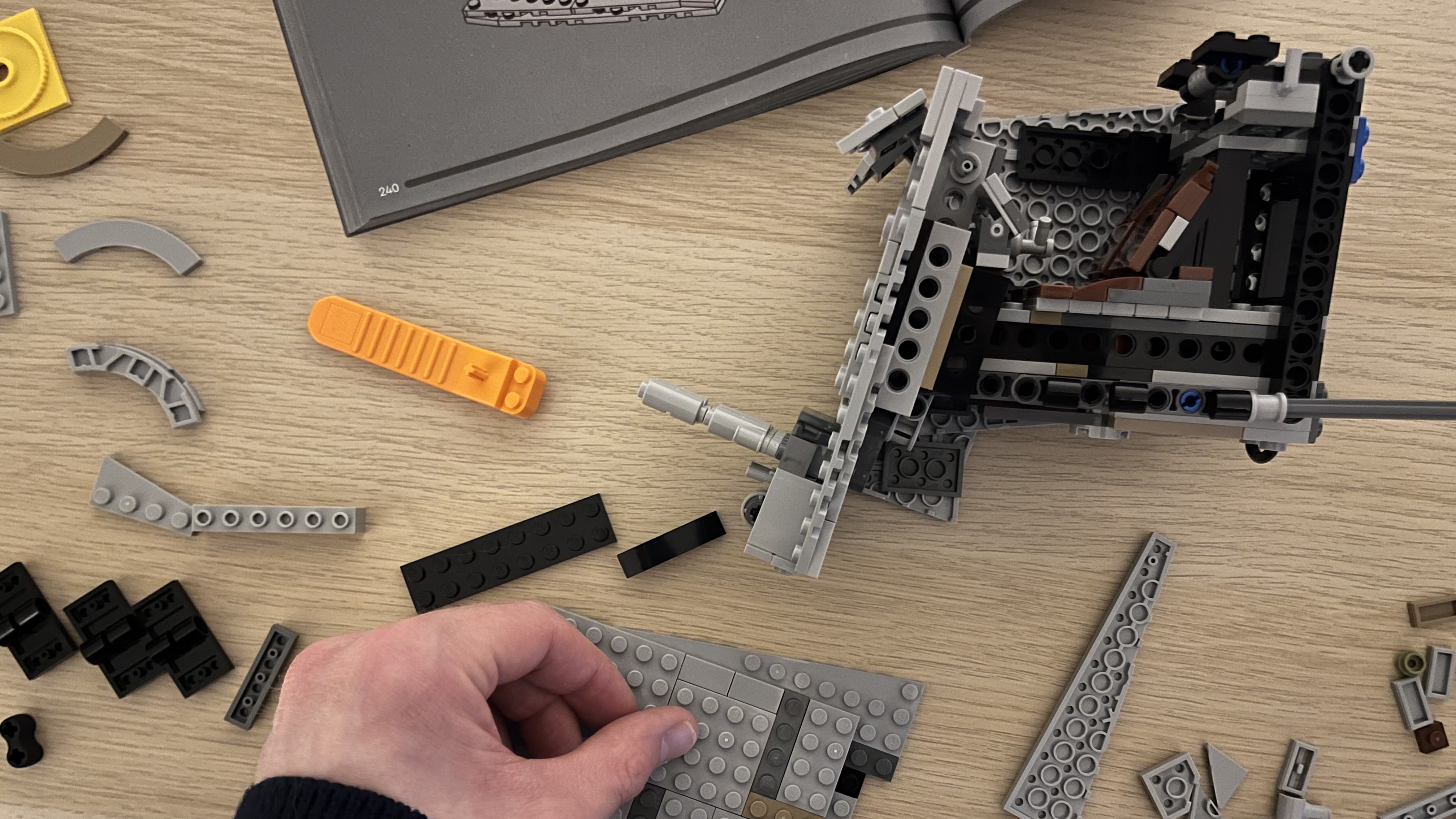 Lego Star Wars AT-ST Walker (75417) being built