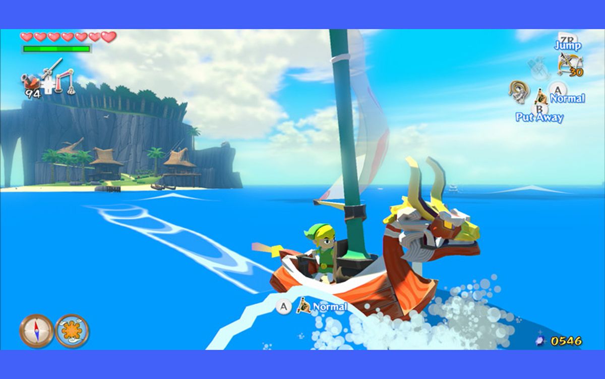 Zelda-themed Wii U hardware appears in The Wind Waker HD 'Hero