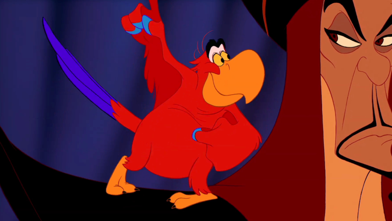 Gilbert Gottfried as Iago in Aladdin