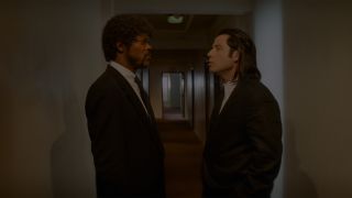 Vincent and Jules talk in Pulp Fiction