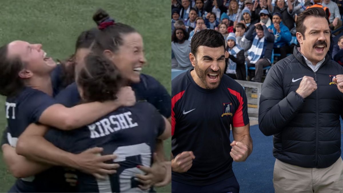 Team USA&#039; Womens Rugby Team celebrating bronze medal win at 2024 Paris Olympics screenshot