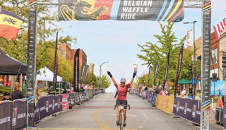 Rebecca Fahringer rode the final 18 miles solo to win the 2022 Belgian Waffle Ride Kansas